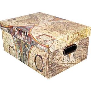 Caixa Organizadora Closet Mundi Grande 42x30,5x20cm Giftbox