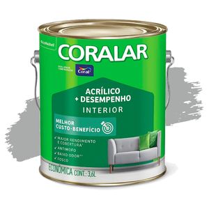 Tinta Acrílica Coralar Mais Desempenho Dia Nublado 3,6L Coral