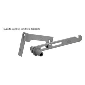Calha Steel Suporte Fixo Ajustavel Bella Calha