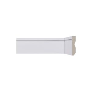 Rodapé 70X13MM 2,40M LEV72 Poliestireno Branco Santa Luzia