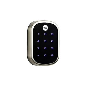A Fechadura Digital Yale YRD 256 com Senha Preta e Prata 05425001-3 Assa Abloy