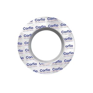 Cabo Flexível Paralelo 300V 1mm Rolo 100m Branco Corfio