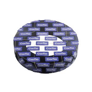 Cabo Flexivel PP 500V 3X0,5mm Rolo 100m Preto Corfio