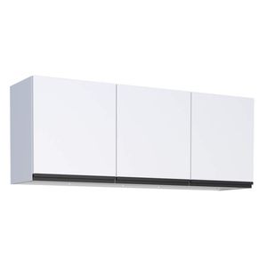 Armário Aéreo 150 Gaia Flat Branco Montado Cozimax