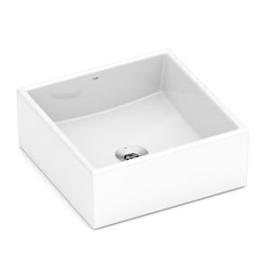 Cuba de Apoio Basic 35x35cm Branco Celite