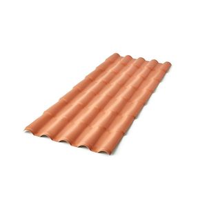 Telha PVC Colonial Cerâmica/Terracota 230x86cm Afort