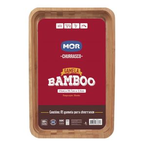 Gamela de Bamboo 30x45cm Mor