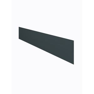 Rodapé 7cm Liso Preto Gart