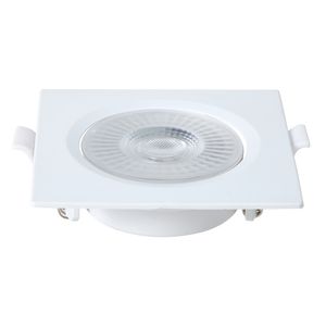 Spot LED Embutir Quadrado 6W 3.000K Branco Blumenau