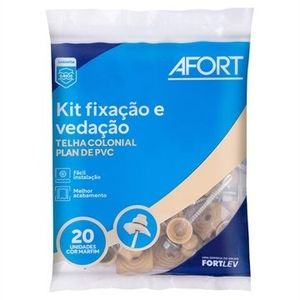 Kit Fixação de Telha Plan Marfim Afort