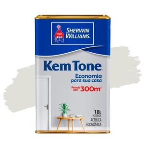 Tinta Acrílica Fosca Kem Tone Gelo 18 Litros Sherwin Williams