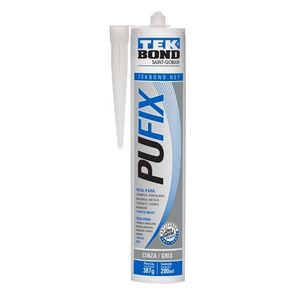 Adesivo Multiuso PU Fix Cinza Cartucho 387g/280ml Tekbond