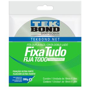 Fita Dupla Face Fixa Forte 19mmx20m Tekbond