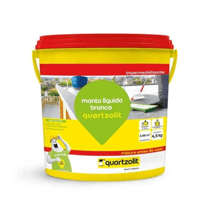 Impermabilizante Manta líquida Branca 4,5kg Quartzolit