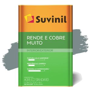 Tinta Acrílica Fosco Rende e Cobre Muito Granito Nobre 18L Suvinil