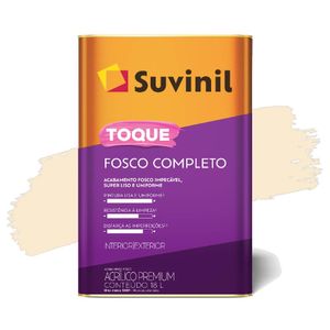Tinta Toque Fosco Completo Pérola 18L Suvinil