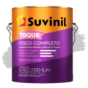 Tinta Toque Fosco Completo Crômio 3,6L Suvinil
