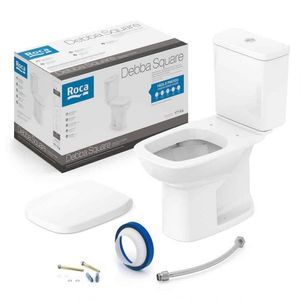Kit Vaso com Caixa Acoplada Square Branco Roca