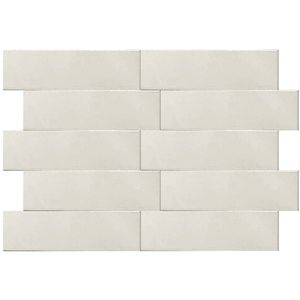 Revestimento Ceral Fachada Color Branco 7.5x25cm