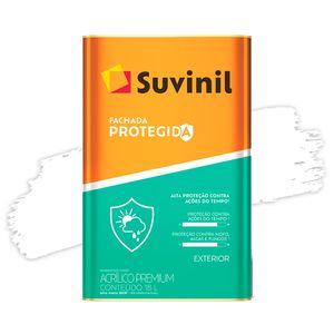 Tinta AcrÍlica Fachada Protegida 18L Branco Neve Exterior Suvinil