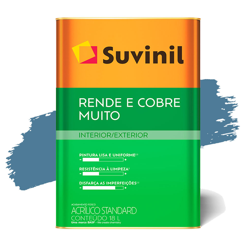 Chatuba | Tinta Acrílica Fosco Rende E Cobre Muito Jeans Lavavel 18L ...