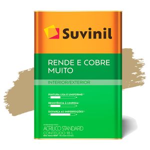 Tinta Acrílica Fosco Rende e Cobre Muito Sandalo 18L Suvinil