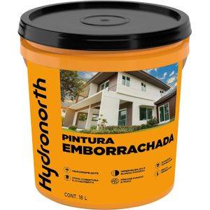 Tinta Emborrachada Cromio Balde 18L Hydronorth