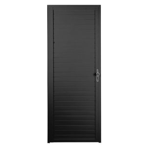 Porta Giro Prime Preto Esquerdo 80x210cm Quality