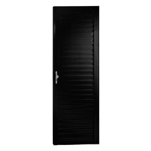 Porta Prime Preto com Bandeira Lado Direito 100x210cm Quality