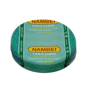 Cabo Flexível 1mm 100M Verde Nambei