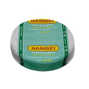 Cabo Flexível 2,5mm 100M Branco Nambei