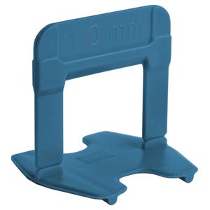 Espaçador Nivelador Azul 1mm 500 Peças Cortag