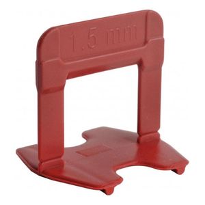 Espaçador Nivelador Vermelho 1,5mm 500 Peças Cortag