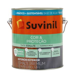 Tinta Esmalte Cor & Proteção Brilhante Base Água Vermelho 3,6L Suvinil