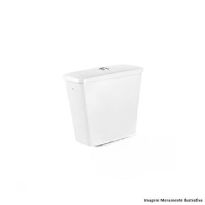 Caixa Acoplada Mecanismo Central Colonial Branco 6L Hervy