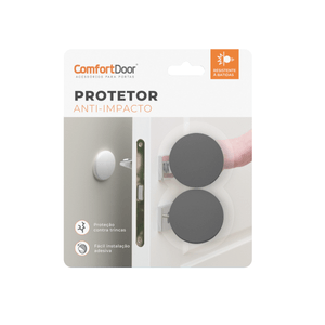 Protetor Anti Impacto Preto Comfort Door