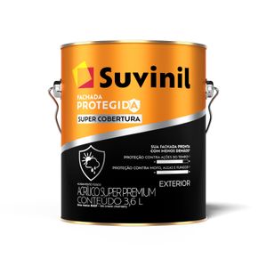 Tinta Acrílica Fachada Protegida Super Cobertura Branco Neve 3,6L Suvinil