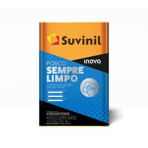 Tinta Acrilica Fosco Sempre Limpo Algodão Egípcio 18L - Inova - Suvinil