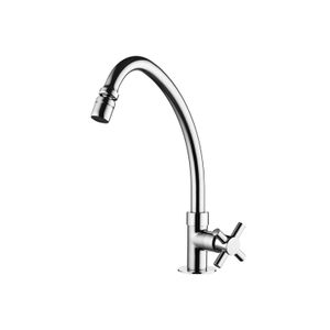 Torneira para Cozinha de Mesa Bica Móvel Lorenfit Cross Cromada Lorenzetti