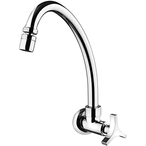 Torneira para Cozinha de Parede Bica Móvel Lorentrio Cromada Lorenzetti