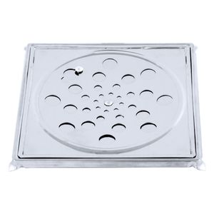 Grelha Quadrada 15x15cm com Caixilho Inox Bognar