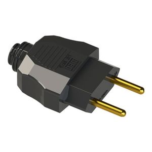 Plugue Macho 2 Polos 10a 250v Preto