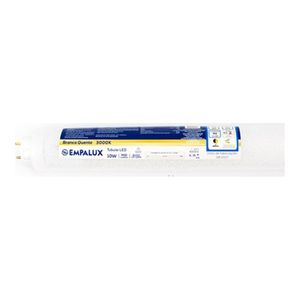 Lâmpada LED Tubular T8 G13 10W Bivolt 3000K Amarela 60cm