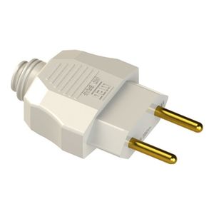 Plugue Macho 2 Polos 20a 250v Branco