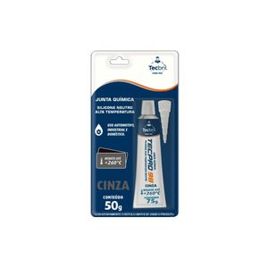 Selante Pasta Silicone Acético Cinza Tec Pro Tecbril 50g