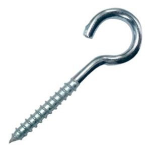 Gancho Zincado para Madeira 4,4x70mm com 4 Peças Metropac