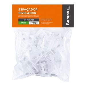 Espaçador Nivelador Grande 2mm 50 Peças Bumax