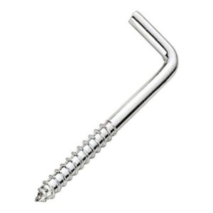 Escápula Zincada para Madeira 3,4x60mm com 4 Peças Metropac