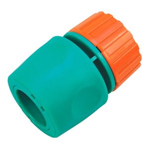 Engate Rápido com Aquastop para Mangueira 1/2' Laranja e Verde Tramontina