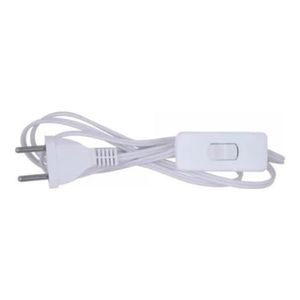 Cabo Rabicho Com Interruptor 2 Metros Branco Multi Fc